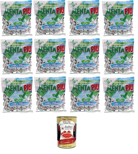 La Giulia Caramelle mentapiu latte e menta Minzbonbons plus Milch und Minze 12x 300gr + Italian Gourmet polpa 400g La Giulia Caramelle mentapiu latte e menta Minzbonbons plus Milch und Minze 12x 300gr + Italian Gourmet polpa 400g von Italian Gourmet E.R.