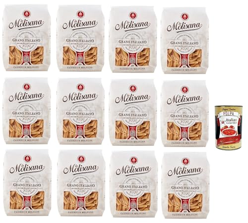 La Molisana Caserecce N. 29 Pasta Lenta Lavorazione Teigwaren aus Hartweizengrieß Bronze-Zeichnung 12x 500g + Italian Gourmet polpa 400g La Molisana Caserecce N. 29 Pasta Lenta Lavorazione Teigwaren aus Hartweizengrieß Bronze-Zeichnung 12x 500g + Italian Gourmet polpa 400g von Italian Gourmet E.R.