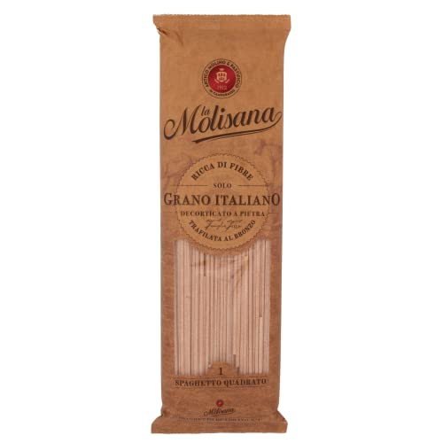 La Molisana Pasta Integrale Spaghetto Quadrato n°1 Vollkornnudeln Vollkornpasta,100% italienischer Weizen,Bronzepaste 500g Packung + Italian Gourmet Polpa di Pomodoro 400g Dose La Molisana Pasta Integrale Spaghetto Quadrato n°1 Vollkornnudeln Vollkornpasta,100% italienischer Weizen,Bronzepaste 500g Packung + Italian Gourmet Polpa di Pomodoro 400g Dose von Italian Gourmet E.R.