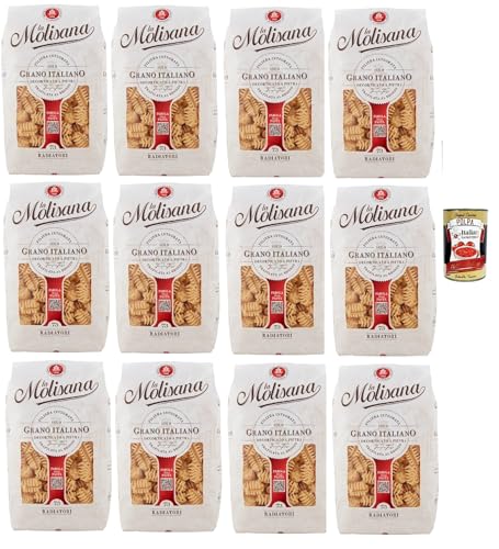 La Molisana Radiatori N°73, Pasta Lenta Lavorazione Teigwaren aus Hartweizengrieß Bronze-Zeichnung 12x 500g + Italian Gourmet polpa 400g La Molisana Radiatori N°73, Pasta Lenta Lavorazione Teigwaren aus Hartweizengrieß Bronze-Zeichnung 12x 500g + Italian Gourmet polpa 400g von Italian Gourmet E.R.