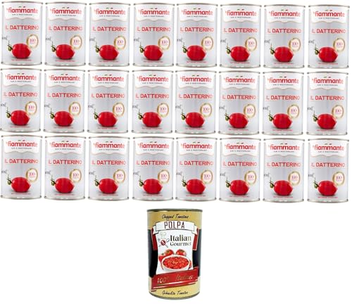 La fiammante Il pomodorino Datterino Die Datterino-Tomate 100% Italiani 24x400g+ Italian Gourmet polpa 400g La fiammante Il pomodorino Datterino Die Datterino-Tomate 100% Italiani 24x400g+ Italian Gourmet polpa 400g von Italian Gourmet E.R.