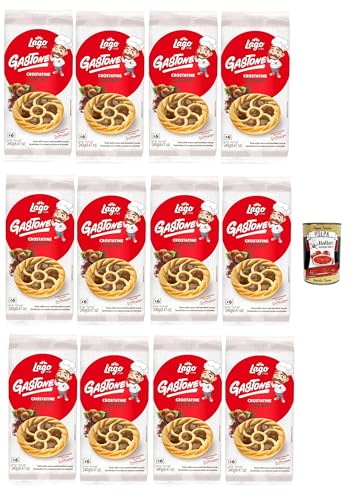 Lago 1968, Le Merende di Gastone Crostatine al cioccolato, Schokoladentörtchen kuchen, einzeln verpackt, Schokolade creme, Kindersnack ohne Palmöl 12x 240g + Italian Gourmet polpa 400g Lago 1968, Le Merende di Gastone Crostatine al cioccolato, Schokoladentörtchen kuchen, einzeln verpackt, Schokolade creme, Kindersnack ohne Palmöl 12x 240g + Italian Gourmet polpa 400g von Italian Gourmet E.R.