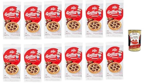 Lago Gastone Crostatina al Cacao, Kakao-Tarte, 12x 240g Packung, Jede Packung enthält 6 Snacks à 40g + Italian Gourmet polpa 400g Lago Gastone Crostatina al Cacao, Kakao-Tarte, 12x 240g Packung, Jede Packung enthält 6 Snacks à 40g + Italian Gourmet polpa 400g von Italian Gourmet E.R.