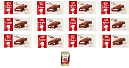 Lago Gastone- Golosa al cacao Leckere Kakao-Doppelfüllung mit Milch und Kakao 12x 195gr+ Italian Gourmet Polpa 400g Lago Gastone- Golosa al cacao Leckere Kakao-Doppelfüllung mit Milch und Kakao 12x 195gr+ Italian Gourmet Polpa 400g von Italian Gourmet E.R.