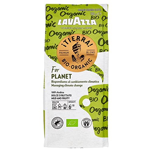 Lavazza, Tierra! For Planet gemahlener Kaffee, 6 Packungen à 180 g, ideal für Moka mit Blumen und Fruchtnoten Intensität 6/10, leichte Röstung + Italian Gourmet Polpa 400g Lavazza, Tierra! For Planet gemahlener Kaffee, 6 Packungen à 180 g, ideal für Moka mit Blumen und Fruchtnoten Intensität 6/10, leichte Röstung + Italian Gourmet Polpa 400g von Italian Gourmet E.R.