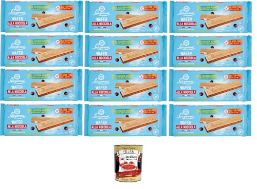 Lazzaroni Wafer alla Nocciola Senza Glutine Glutenfreie Haselnusswaffeln 12x 175gr + Italian gourmet polpa 400g Lazzaroni Wafer alla Nocciola Senza Glutine Glutenfreie Haselnusswaffeln 12x 175gr + Italian gourmet polpa 400g von Italian Gourmet E.R.