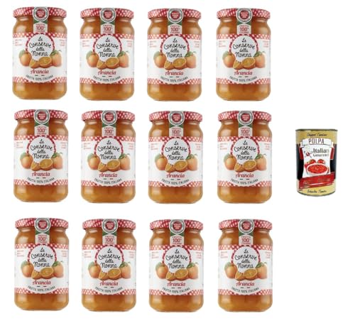 Le Conserve della Nonna Confettura di Arancia Orangenmarmelade 12x 350gr + Italian Gourmet polpa 400g Le Conserve della Nonna Confettura di Arancia Orangenmarmelade 12x 350gr + Italian Gourmet polpa 400g von Italian Gourmet E.R.