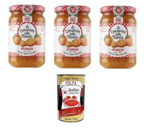 Le Conserve della Nonna Confettura di Arancia Orangenmarmelade 3x 350gr + Italian Gourmet polpa 400g Le Conserve della Nonna Confettura di Arancia Orangenmarmelade 3x 350gr + Italian Gourmet polpa 400g von Italian Gourmet E.R.