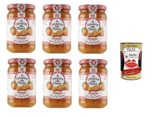 Le Conserve della Nonna Confettura di Arancia Orangenmarmelade 6x 350gr + Italian Gourmet polpa 400g Le Conserve della Nonna Confettura di Arancia Orangenmarmelade 6x 350gr + Italian Gourmet polpa 400g von Italian Gourmet E.R.