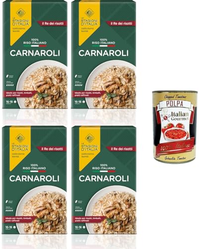 Le Stagioni D'Italia Riso Carnaroli Reis 4x1kg + Italian Gourmet polpa 400g Le Stagioni D'Italia Riso Carnaroli Reis 4x1kg + Italian Gourmet polpa 400g von Italian Gourmet E.R.