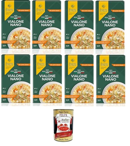 Le Stagioni D'Italia Riso Vialone Nano Reis 8x1kg + Italian Gourmet polpa 400g Le Stagioni D'Italia Riso Vialone Nano Reis 8x1kg + Italian Gourmet polpa 400g von Italian Gourmet E.R.