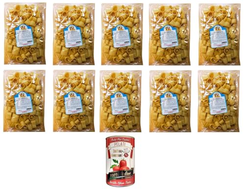Le Vie del Grano- CALAMARATA Mit Hartweizengrieß stabilisierte Nudeln 10x 400gr + Italian Gourmet pelati 400g Le Vie del Grano- CALAMARATA Mit Hartweizengrieß stabilisierte Nudeln 10x 400gr + Italian Gourmet pelati 400g von Italian Gourmet E.R.
