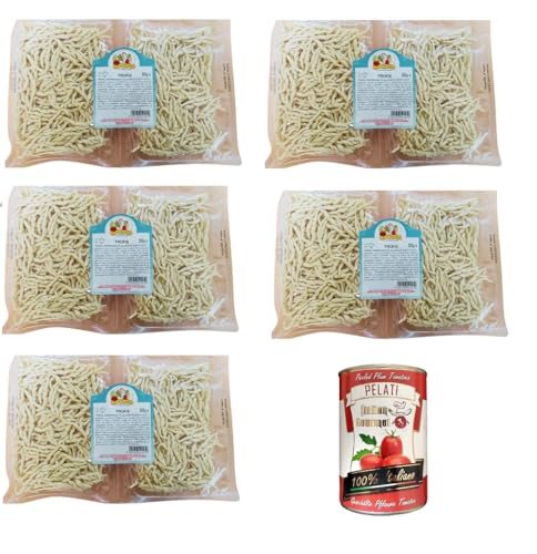 Le Vie del Grano- Trofie Mit Hartweizengrieß stabilisierte Nudeln 5x 500gr + Italian Gourmet pelati 400g Le Vie del Grano- Trofie Mit Hartweizengrieß stabilisierte Nudeln 5x 500gr + Italian Gourmet pelati 400g von Italian Gourmet E.R.