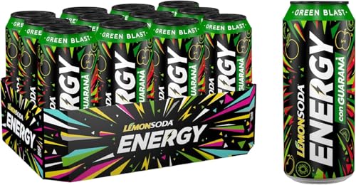Lemonsoda-Energie | Green Blast, Energy Drink mit Guarana, Apfelsaft und Kiwi, 12 Dosen à 50 cl, mit Vitaminen und Koffein+ Italian Gourmet Polpa di Pomodoro 400g Lemonsoda-Energie | Green Blast, Energy Drink mit Guarana, Apfelsaft und Kiwi, 12 Dosen à 50 cl, mit Vitaminen und Koffein+ Italian Gourmet Polpa di Pomodoro 400g von Italian Gourmet E.R.