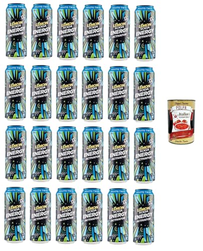 Lemonsoda Energieaktivator Mojito Twist alkoholfreies Getränk Sportgetränke 24x 50 cl + Italian Gourmet polpa 400g Lemonsoda Energieaktivator Mojito Twist alkoholfreies Getränk Sportgetränke 24x 50 cl + Italian Gourmet polpa 400g von Italian Gourmet E.R.