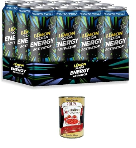 Lemonsoda Energy Activator – Geschmack MOJITO TWIST – 12x 330 ml+ Italian Gourmet polpa 400g Lemonsoda Energy Activator – Geschmack MOJITO TWIST – 12x 330 ml+ Italian Gourmet polpa 400g von Italian Gourmet E.R.