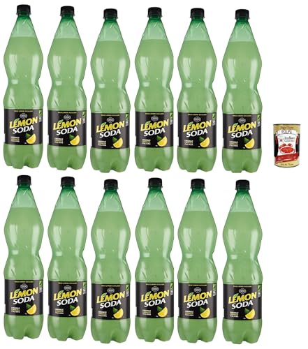 Lemonsoda Erfrischungsgetränk Zitrone lemonade, lemon flavoured italian soft drink, PET, 12x 1lt + Italian Gourmet polpa 400g Lemonsoda Erfrischungsgetränk Zitrone lemonade, lemon flavoured italian soft drink, PET, 12x 1lt + Italian Gourmet polpa 400g von Italian Gourmet E.R.