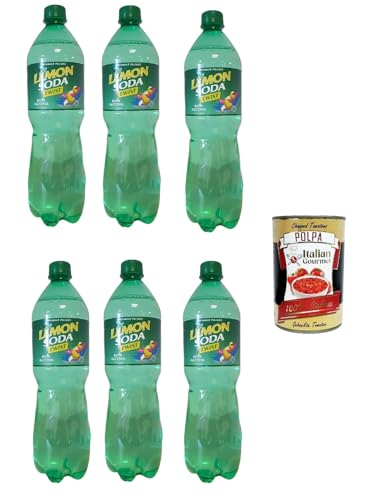 Lemonsoda Twist, soda drink Zitrone italienisch Limonata und gazzosa, 12% nicht -alkoholisches Getränk Zitronensaft, Zitronen aus Süditalien 6x 1l + Italian Gourmet polpa 400g Lemonsoda Twist, soda drink Zitrone italienisch Limonata und gazzosa, 12% nicht -alkoholisches Getränk Zitronensaft, Zitronen aus Süditalien 6x 1l + Italian Gourmet polpa 400g von Italian Gourmet E.R.