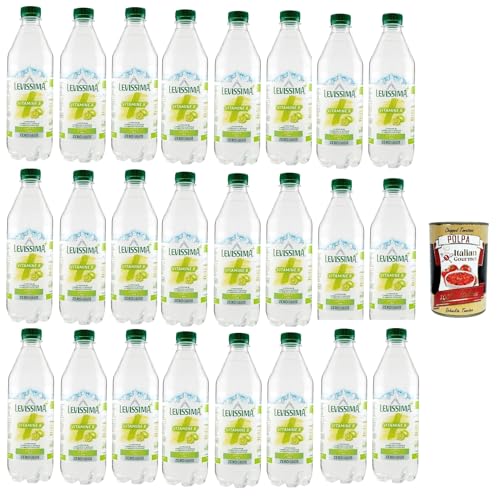 Levissima, Levissima+ Alkoholfreies Getränk mit Vitaminzusatz B, Limettengeschmack. 24x 500ml + Italian Gourmet polpa 400g Levissima, Levissima+ Alkoholfreies Getränk mit Vitaminzusatz B, Limettengeschmack. 24x 500ml + Italian Gourmet polpa 400g von Italian Gourmet E.R.