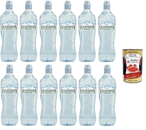 Levissima Acqua Minerale Naturale Natürliches Mineralwasser Natural Sport 100% R-PET*, perfekt für Ihre Regeneration 12x75cl+Italian Gourmet pelati 400gr Levissima Acqua Minerale Naturale Natürliches Mineralwasser Natural Sport 100% R-PET*, perfekt für Ihre Regeneration 12x75cl+Italian Gourmet pelati 400gr von Italian Gourmet E.R.