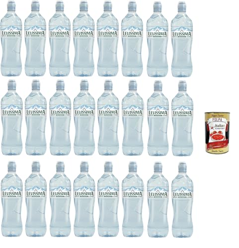 Levissima Acqua Minerale Naturale Natürliches Mineralwasser Natural Sport 100% R-PET*, perfekt für Ihre Regeneration 24x75cl+Italian Gourmet pelati 400gr Levissima Acqua Minerale Naturale Natürliches Mineralwasser Natural Sport 100% R-PET*, perfekt für Ihre Regeneration 24x75cl+Italian Gourmet pelati 400gr von Italian Gourmet E.R.