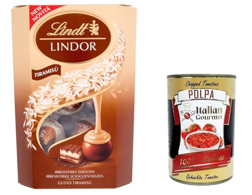 Lindor Pralinen Tiramisu 200 g+ Italian Gourmet Polpa di Pomodoro 400g Lindor Pralinen Tiramisu 200 g+ Italian Gourmet Polpa di Pomodoro 400g von Italian Gourmet E.R.