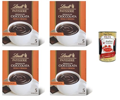 Patisserie Preparato per Cioccolata Fondente Densa e cremosa Dichte und cremige dunkle Schokoladenmischung 4x100gr + Italian Gourmet polpa 400g Patisserie Preparato per Cioccolata Fondente Densa e cremosa Dichte und cremige dunkle Schokoladenmischung 4x100gr + Italian Gourmet polpa 400g von Italian Gourmet E.R.