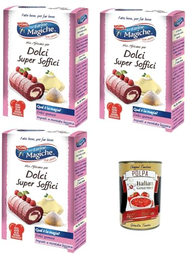Lo Conte- Le Farine Magiche Mix Africano per Dolci Super SofficiAfrikanische Mischung für superweiche Desserts 3x200gr + Italian Gourmet polpa 400gr Lo Conte- Le Farine Magiche Mix Africano per Dolci Super SofficiAfrikanische Mischung für superweiche Desserts 3x200gr + Italian Gourmet polpa 400gr von Italian Gourmet E.R.