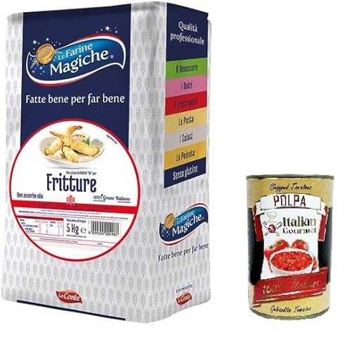 Lo Conte Le Farine Magiche Per Fritture Die Zaubermehle zum Braten 5kg + Italian Gourmet polpa 400g Lo Conte Le Farine Magiche Per Fritture Die Zaubermehle zum Braten 5kg + Italian Gourmet polpa 400g von Italian Gourmet E.R.