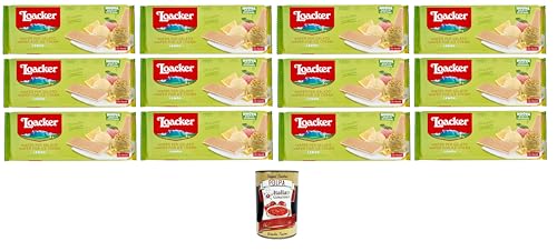 Loacker Zitronenwaffel-Schoten für Eis und Sorbet mit Creme auf Basis ätherischer sizilianischer Zitronenöle und echtem Zitronensaft Snack,Snack und Dessert 12x150gr+Italian Gourmet Polpa di Pomodoro Loacker Zitronenwaffel-Schoten für Eis und Sorbet mit Creme auf Basis ätherischer sizilianischer Zitronenöle und echtem Zitronensaft Snack,Snack und Dessert 12x150gr+Italian Gourmet Polpa di Pomodoro von Italian Gourmet E.R.