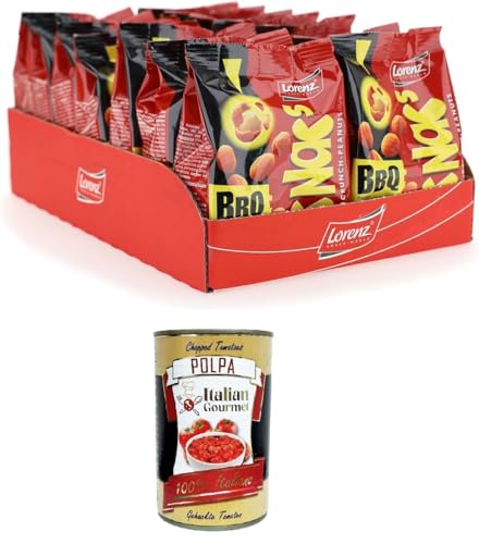 Lorenz Nic Nac Barbecue BBQ – Nic Nac's The Double Crunch Penauts 14x110gr + Italian Gourmet polpa 400g Lorenz Nic Nac Barbecue BBQ – Nic Nac's The Double Crunch Penauts 14x110gr + Italian Gourmet polpa 400g von Italian Gourmet E.R.