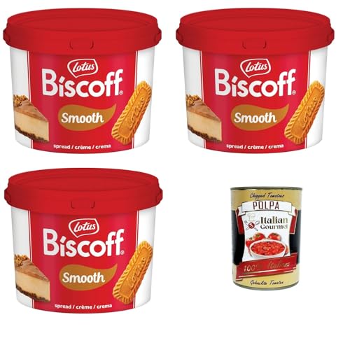 Lotus Biscoff Streichfähige Creme ohne künstliche Farb-, Geschmacks- und Konservierungsstoffe. 3x3kg + Italian Gourmet polpa 400g Lotus Biscoff Streichfähige Creme ohne künstliche Farb-, Geschmacks- und Konservierungsstoffe. 3x3kg + Italian Gourmet polpa 400g von Italian Gourmet E.R.