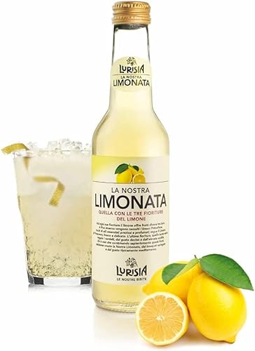Lurisia LIMONATA con estratto delle tre fioriture del limone LIMONADE mit Extrakt aus den drei Zitronenblüten 24 x 275ml von Italian Gourmet E.R.