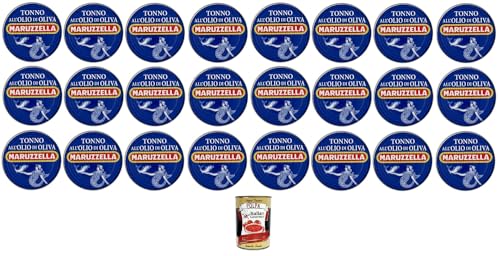 MARUZZELLA Tonno in olio d'oliva Thunfisch in Olivenöl 24 x 200gr + Italian Gourmet polpa 400g MARUZZELLA Tonno in olio d'oliva Thunfisch in Olivenöl 24 x 200gr + Italian Gourmet polpa 400g von Italian Gourmet E.R.