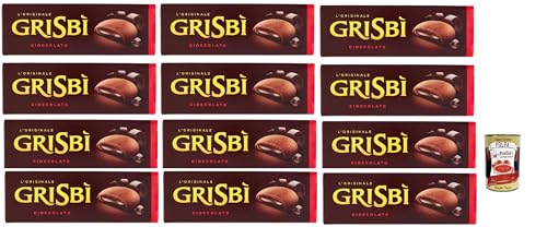 MATILDE VICENZI Biscotti Grisbi Cioccolato - Italienisches Biskuitgebäck mit Schokoladenfüllung 150g x 12 Pakete, biscuits cookies riegel + Italian Gourmet polpa 400g MATILDE VICENZI Biscotti Grisbi Cioccolato - Italienisches Biskuitgebäck mit Schokoladenfüllung 150g x 12 Pakete, biscuits cookies riegel + Italian Gourmet polpa 400g von Italian Gourmet E.R.