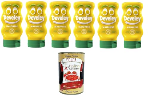Maionese squeeze, Solo olio girasole, 100% ingredienti naturali,Mayonnaise-Squeeze, Nur Sonnenblumenöl, 100% natürliche Zutaten 6x230gr + Italian Gourmet polpa 400g Maionese squeeze, Solo olio girasole, 100% ingredienti naturali,Mayonnaise-Squeeze, Nur Sonnenblumenöl, 100% natürliche Zutaten 6x230gr + Italian Gourmet polpa 400g von Italian Gourmet E.R.