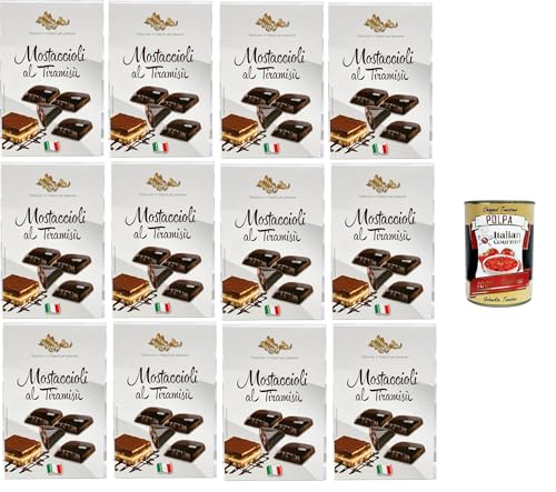 Maja Mini Mostaccioli Gusto Tiramisù Mini-Tiramisu mit Mostaccioli-Geschmack, klassisches Weihnachtsdessert 12x200gr+ Italian Gourmet polpa 400g Maja Mini Mostaccioli Gusto Tiramisù Mini-Tiramisu mit Mostaccioli-Geschmack, klassisches Weihnachtsdessert 12x200gr+ Italian Gourmet polpa 400g von Italian Gourmet E.R.