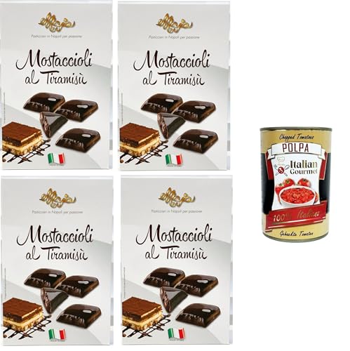 Maja Mini Mostaccioli Gusto Tiramisù Mini-Tiramisu mit Mostaccioli-Geschmack, klassisches Weihnachtsdessert 4x200gr+ Italian Gourmet polpa 400g Maja Mini Mostaccioli Gusto Tiramisù Mini-Tiramisu mit Mostaccioli-Geschmack, klassisches Weihnachtsdessert 4x200gr+ Italian Gourmet polpa 400g von Italian Gourmet E.R.