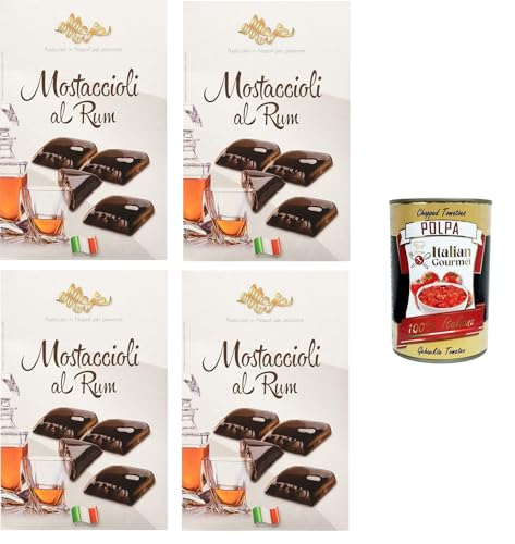 Maja Mostaccioli al Rum Mostaccioli mit klassischem süßem Weihnachtsrum 4x200+ Italian Gourmet polpa 400g Maja Mostaccioli al Rum Mostaccioli mit klassischem süßem Weihnachtsrum 4x200+ Italian Gourmet polpa 400g von Italian Gourmet E.R.