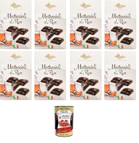 Maja Mostaccioli al Rum Mostaccioli mit klassischem süßem Weihnachtsrum 8x200+ Italian Gourmet polpa 400g Maja Mostaccioli al Rum Mostaccioli mit klassischem süßem Weihnachtsrum 8x200+ Italian Gourmet polpa 400g von Italian Gourmet E.R.