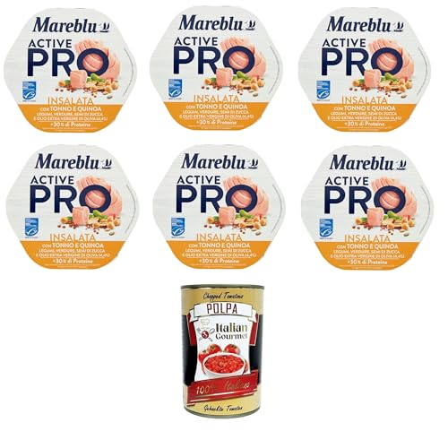 Mareblu Active Pro Insalata con Tonno e Quinoa Salat mit Thunfisch und Quinoa 6x220 g+ Italian Gourmet polpa 400g Mareblu Active Pro Insalata con Tonno e Quinoa Salat mit Thunfisch und Quinoa 6x220 g+ Italian Gourmet polpa 400g von Italian Gourmet E.R.