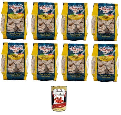 Maresca- Naspro di Castellammare a Limone Zitrone 8x200gr + Italian Gourmet Polpa di Pomodoro 400g Maresca- Naspro di Castellammare a Limone Zitrone 8x200gr + Italian Gourmet Polpa di Pomodoro 400g von Italian Gourmet E.R.