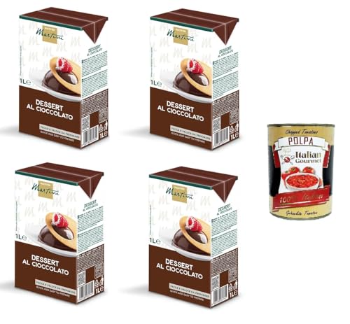 Master Martini- Dessert al Cioccolato Schokoladendessert 4x 1lt + Italian Gourmet Polpa 400g Master Martini- Dessert al Cioccolato Schokoladendessert 4x 1lt + Italian Gourmet Polpa 400g von Italian Gourmet E.R.