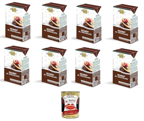 Master Martini- Dessert al Cioccolato Schokoladendessert 8x 1lt + Italian Gourmet Polpa 400g Master Martini- Dessert al Cioccolato Schokoladendessert 8x 1lt + Italian Gourmet Polpa 400g von Italian Gourmet E.R.