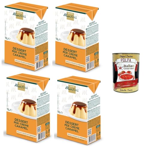 Master Martini-Dessert per Crème Caramel Dessert für Crème Caramel 4x1lt + Italian Gourmet Polpa 400g Master Martini-Dessert per Crème Caramel Dessert für Crème Caramel 4x1lt + Italian Gourmet Polpa 400g von Italian Gourmet E.R.