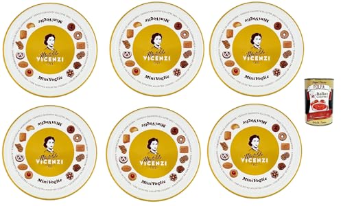 Matilde Vicenzi - Biscotti Minivoglie, Auswahl an Gebäck, Shortcruste Shortbread Chocolate, Sahne oder Marmelade, Butter oder Kakao Shortbreads in einer Blitzbox,6x 500 g + Italian Gourmet polpa 400g Matilde Vicenzi - Biscotti Minivoglie, Auswahl an Gebäck, Shortcruste Shortbread Chocolate, Sahne oder Marmelade, Butter oder Kakao Shortbreads in einer Blitzbox,6x 500 g + Italian Gourmet polpa 400g von Italian Gourmet E.R.