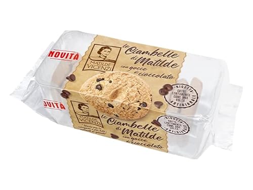 Matilde Vicenzi Ciambelle con Gocce di Cioccolato Donuts mit Schokoladenstückchen 200g Packung Matilde Vicenzi Ciambelle con Gocce di Cioccolato Donuts mit Schokoladenstückchen 200g Packung von Italian Gourmet E.R.