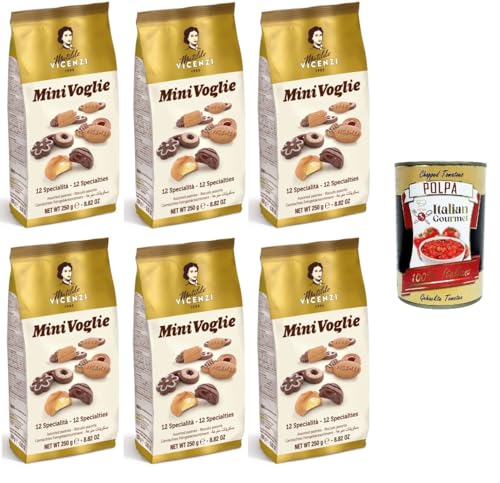Matilde Vicenzi Mini voglie Assortite Verschiedene Kekse 6x 250gr+ Italian Gourmet polpa 400g Matilde Vicenzi Mini voglie Assortite Verschiedene Kekse 6x 250gr+ Italian Gourmet polpa 400g von Italian Gourmet E.R.