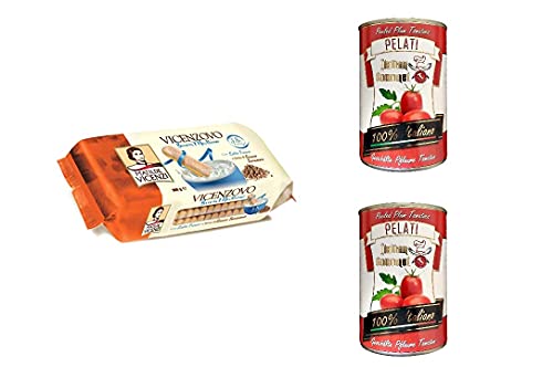 Matilde Vicenzi Savoiardi buon mattino Löffelbiskuits 300g kekse Frühstück + Italian Gourmet 100% italienische geschälte Tomaten dosen 2x 400g Matilde Vicenzi Savoiardi buon mattino Löffelbiskuits 300g kekse Frühstück + Italian Gourmet 100% italienische geschälte Tomaten dosen 2x 400g von Italian Gourmet E.R.