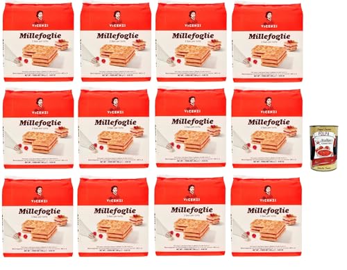 Matilde Vicenzi base per torta millefoglie 3 basi torta drei Basen für Kuchen Millefoglie kekse 12x 250g + Italian Gourmet polpa 400g Matilde Vicenzi base per torta millefoglie 3 basi torta drei Basen für Kuchen Millefoglie kekse 12x 250g + Italian Gourmet polpa 400g von Italian Gourmet E.R.